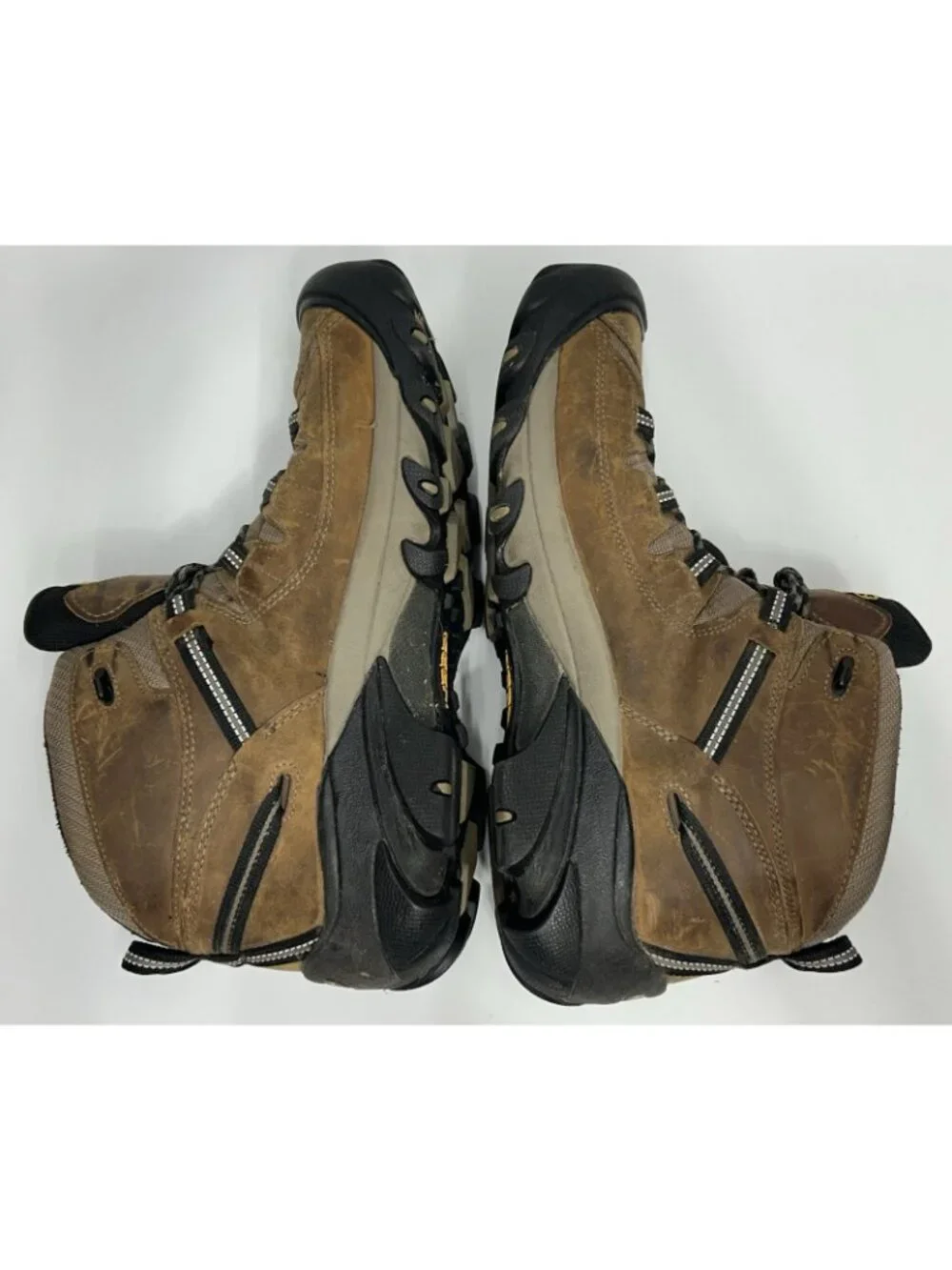 KEEN TARGHEE II Mid Hiking Boots Mens Size 13 Brown Waterproof Dry Lace Up
